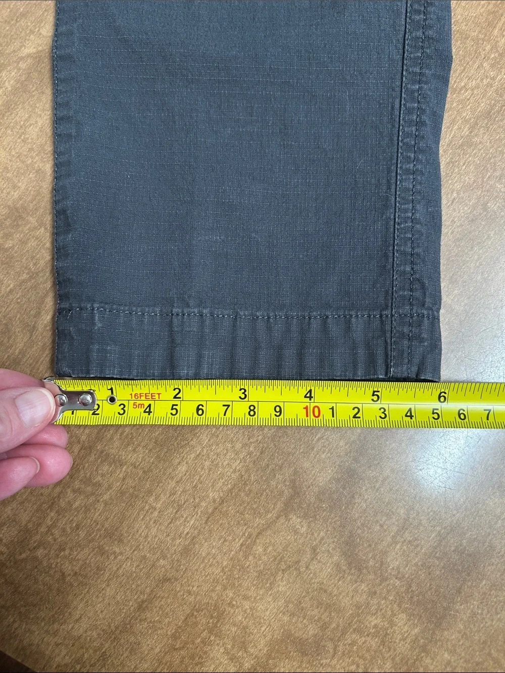 Vuori Women Ripstop Pants Dk Gray Canvas Drawstring Tapered VW401 Stretch Sz M U